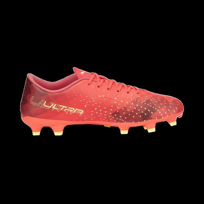 Chaussures De Football Puma Canada Firey Coral-fizzy Light-black Ultra Play Fg-ag Pour Homme
