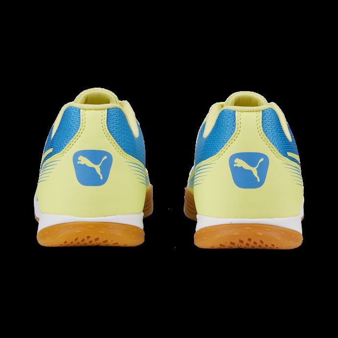 Puma Canada Bleu Azur-fresh Jaune-blanc-gum Pressing Iii Chaussures De Football En Salle
