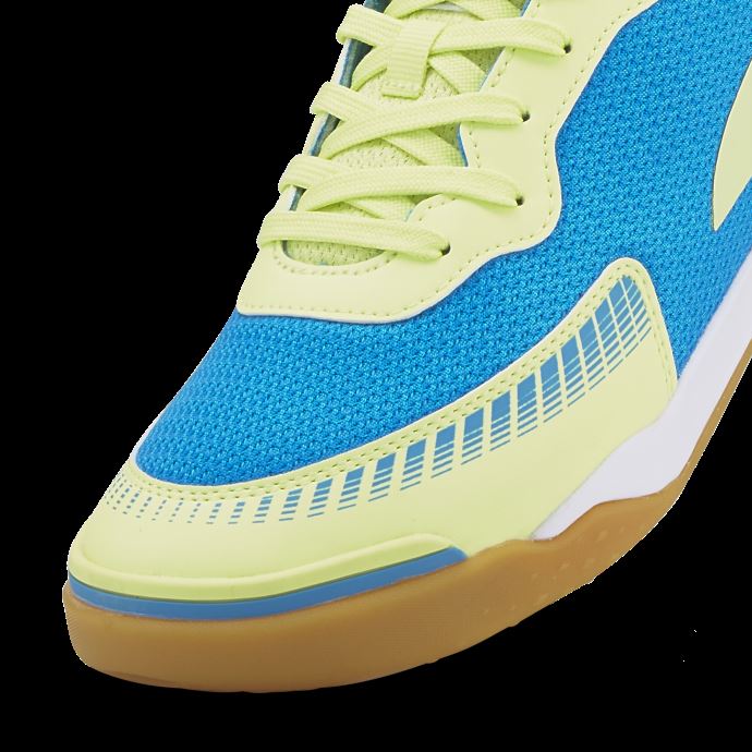 Puma Canada Bleu Azur-fresh Jaune-blanc-gum Pressing Iii Chaussures De Football En Salle
