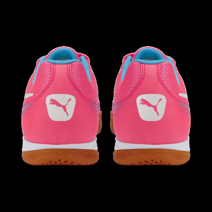 Chaussures De Football En Salle Puma Canada Pressing Iii Sunset Glow-white-bleu Azur-gum
