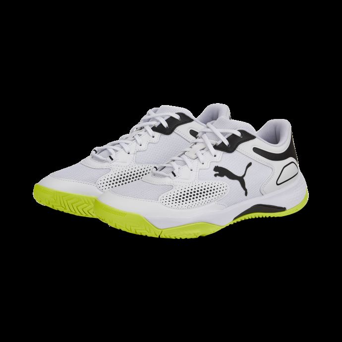 Chaussures De Padel Solarcourt Rct Blanc-noir-jaune Alert Puma Canada