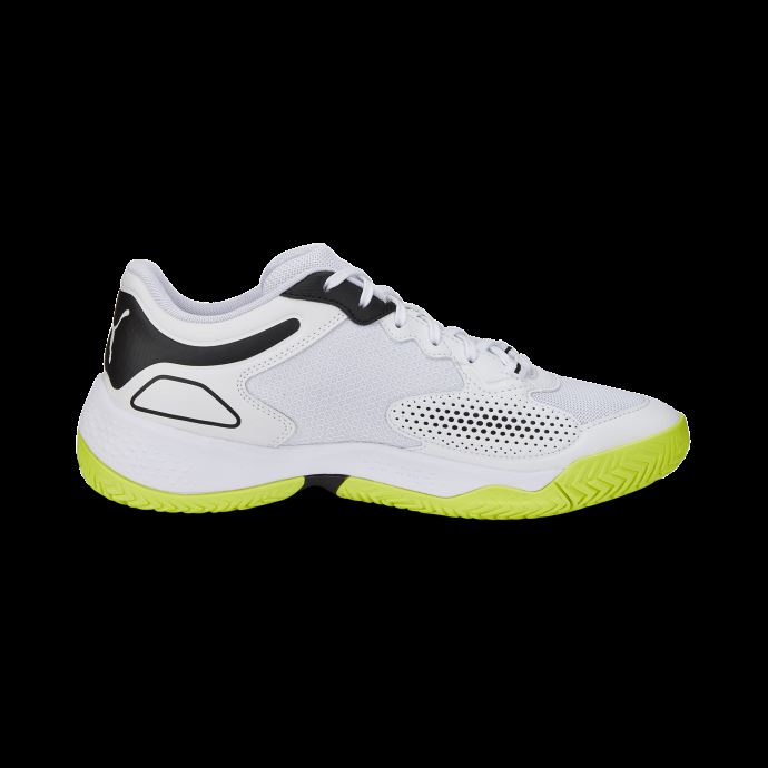 Chaussures De Padel Solarcourt Rct Blanc-noir-jaune Alert Puma Canada
