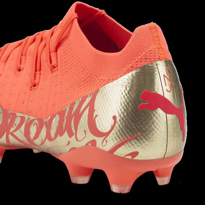 Puma Canada Firey Coral-gold Neymar Jr Future 3.4 Fg-ag Chaussures De Football Hommes
