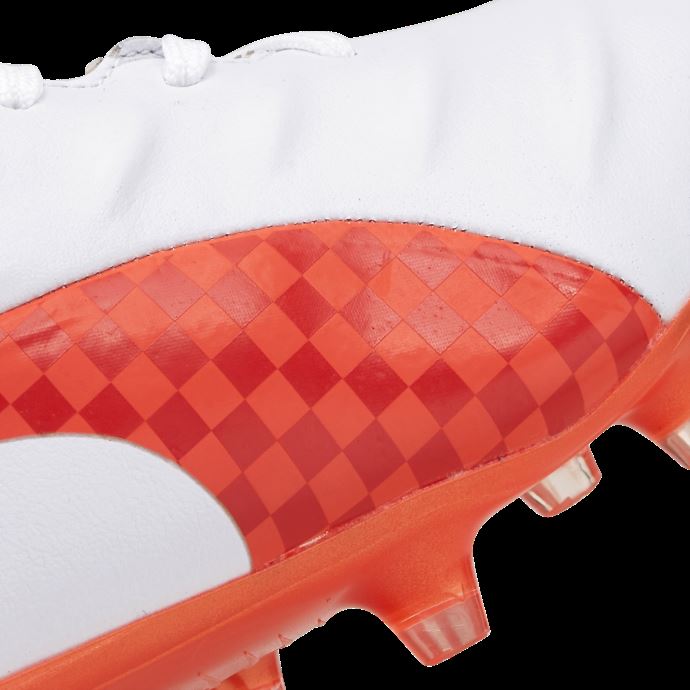 Chaussures De Football King Platinum Ralley Fg-ag Puma Canada Blanc-nrgy Rouge-noir
