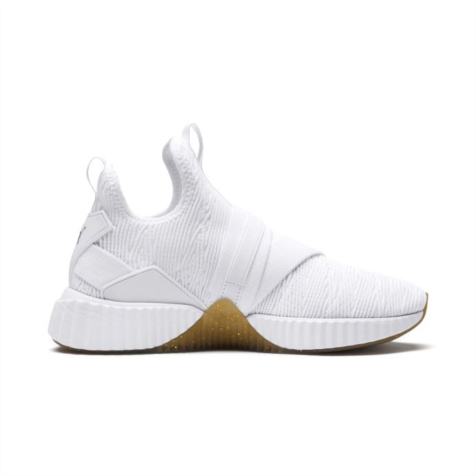 Baskets Puma Canada Defy Varsity Mid Blanc Métallisé Pour Femme
