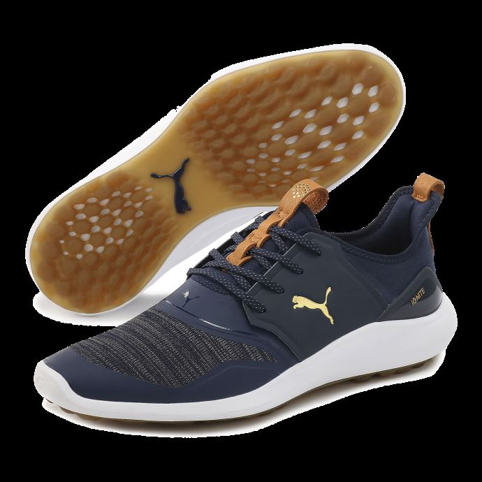 Puma Canada Peacoat-team Or-blanc Ignite Nxt Chaussures De Golf Pour Hommes