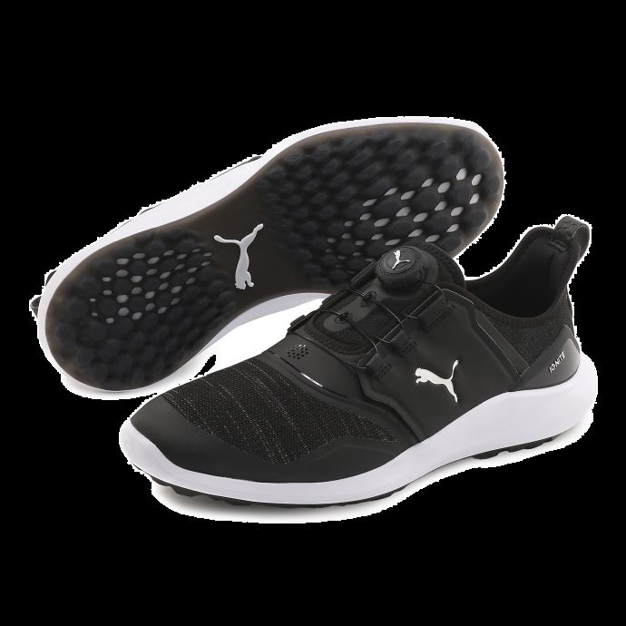 Ignite Nxt Disc Chaussures De Golf Pour Hommes Puma Canada Noir-argent-blanc