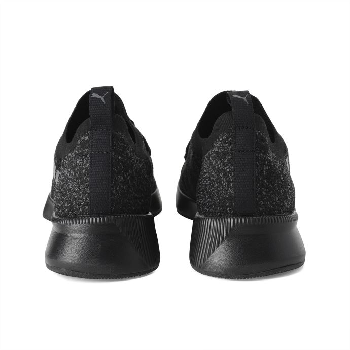 Puma Canada Noir-asphalte Flyer Runner Chaussures De Course En Tricot Technique Pour Hommes