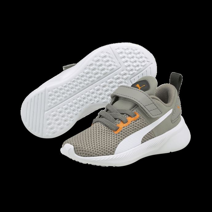 Flyer Runner Baskets Bébé Puma Canada Blanc-steeple Gris-orange