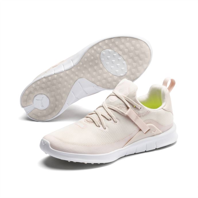 Puma Canada Laguna Chaussures De Golf Pour Femme Blanc Eau De Rose