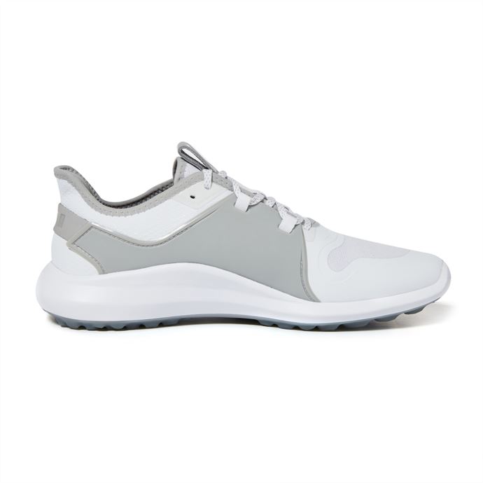 Chaussures De Golf Puma Canada Ignite Fasten8 Taille Haute Blanc-argent Pour Hommes
