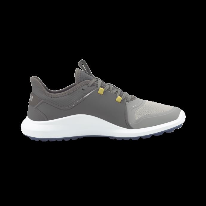 Puma Canada Ignite Fasten8 Chaussures De Golf Pour Hommes Taille Haute-argent-ombre Silencieuse
