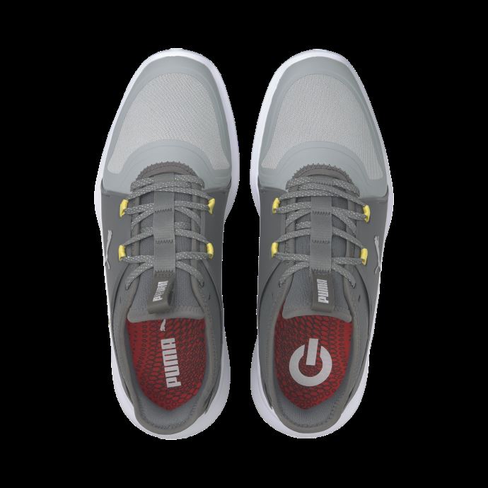 Puma Canada Ignite Fasten8 Chaussures De Golf Pour Hommes Taille Haute-argent-ombre Silencieuse
