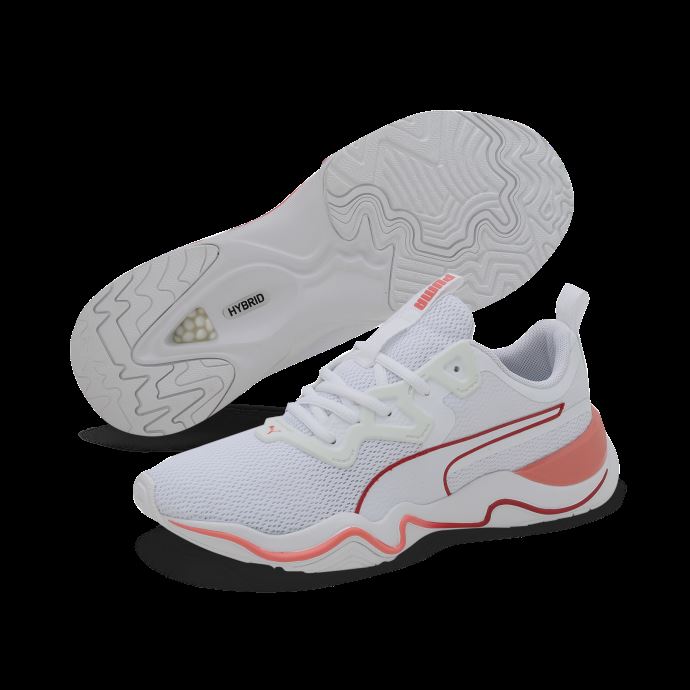 Chaussures D'entrainement Puma Canada Zone Xt Femme Blanc-american Beauty-peach