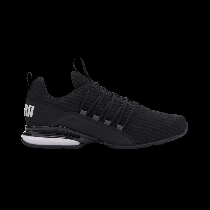 Puma Canada Axelion Block Noir-blanc Chaussures De Course Pour Hommes

