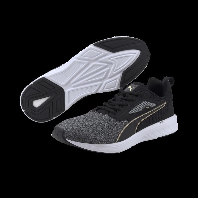 Chaussures De Course Unisexes Black-team Gold Nrgy Rupture Puma Canada