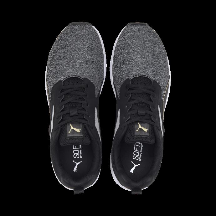 Chaussures De Course Unisexes Black-team Gold Nrgy Rupture Puma Canada
