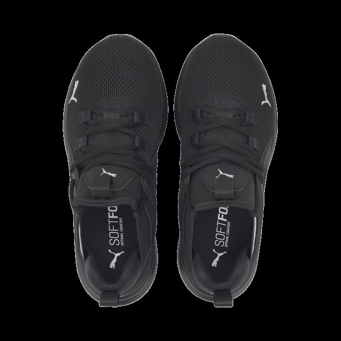 Puma Canada Enzo 2 Chaussures De Course Pour Femmes Noir-argent Métallisé
