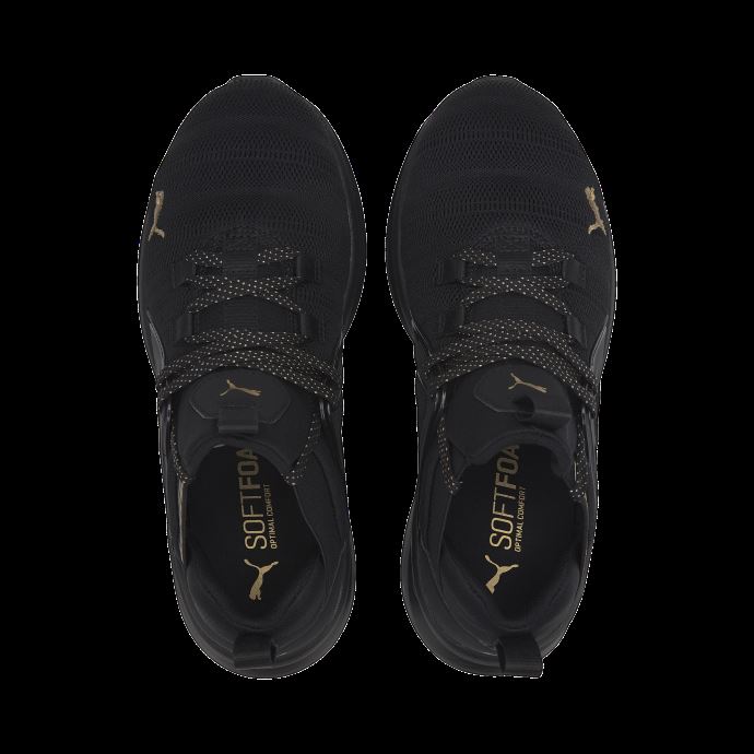 Enzo 2 Metal Chaussures De Course Pour Femmes Puma Canada Noir-or
