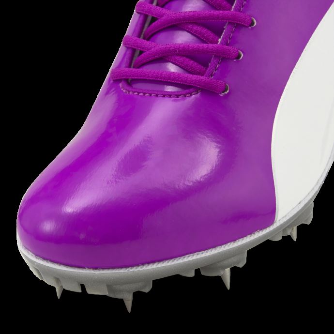 Puma Canada Evospeed Sprint 10 Track Spikes Deep Orchid-blanc-argent
