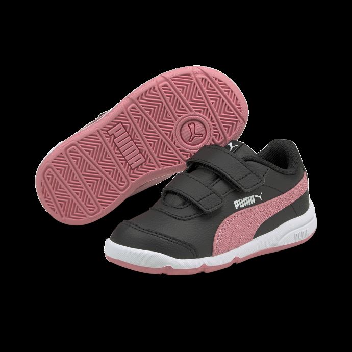 Baskets Bébé Fille Puma Canada Stepfleex 2 Sl Ve Glitz Pivoine Noire