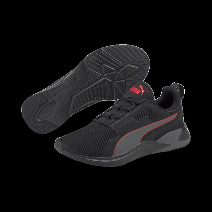 Chaussures D'entraînement Disperse Xt Pour Hommes Puma Canada Noir-poppy Rouge-castlerock