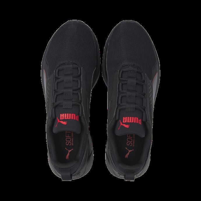 Chaussures D'entraînement Disperse Xt Pour Hommes Puma Canada Noir-poppy Rouge-castlerock
