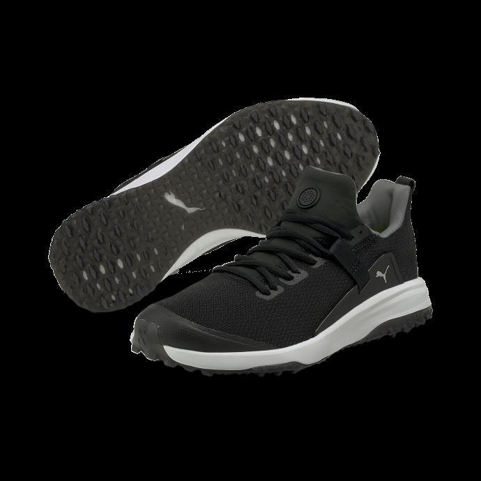 Chaussures De Golf Fusion Evo Pour Hommes Black-quiet Shade Puma Canada