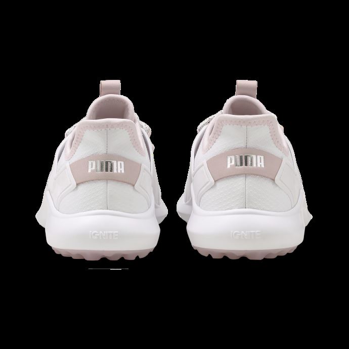 Chaussures De Golf Lady Ignite Fasten8 Blanc-argent-rose Puma Canada
