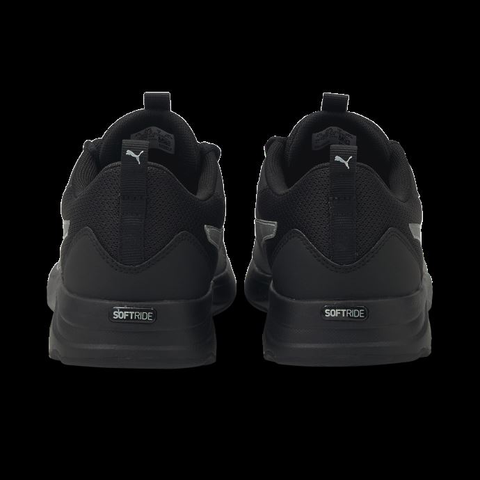 Puma Canada Chaussures De Course Pour Femme Softride Sophia Easy Noir-argent Métallisé
