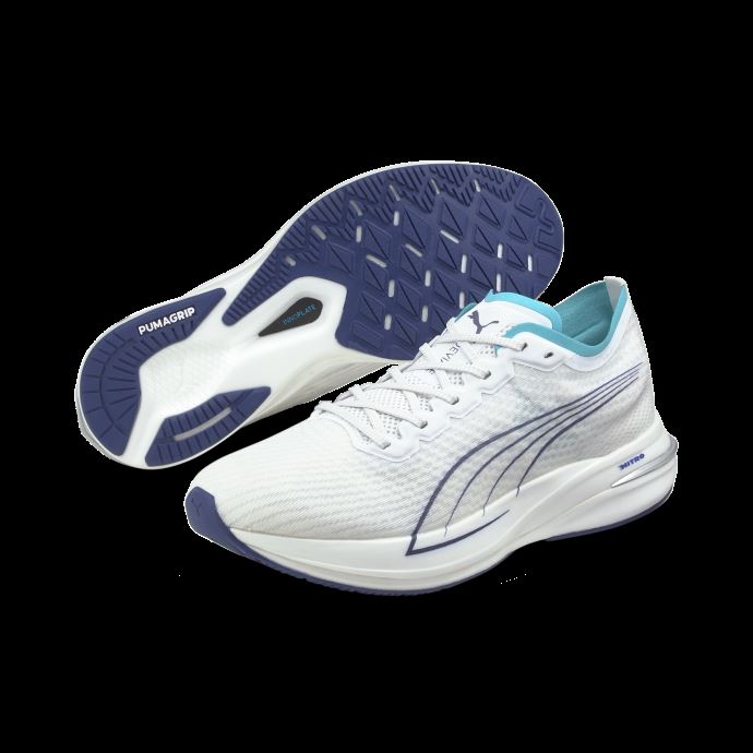 Blanc-bleu Scuba Deviate Nitro Chaussures De Course Pour Hommes Puma Canada
