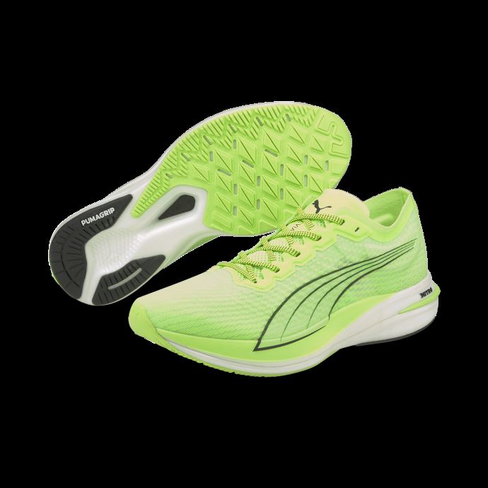 Puma Canada Vert éblouissant Deviate Nitro Chaussures De Course Pour Hommes