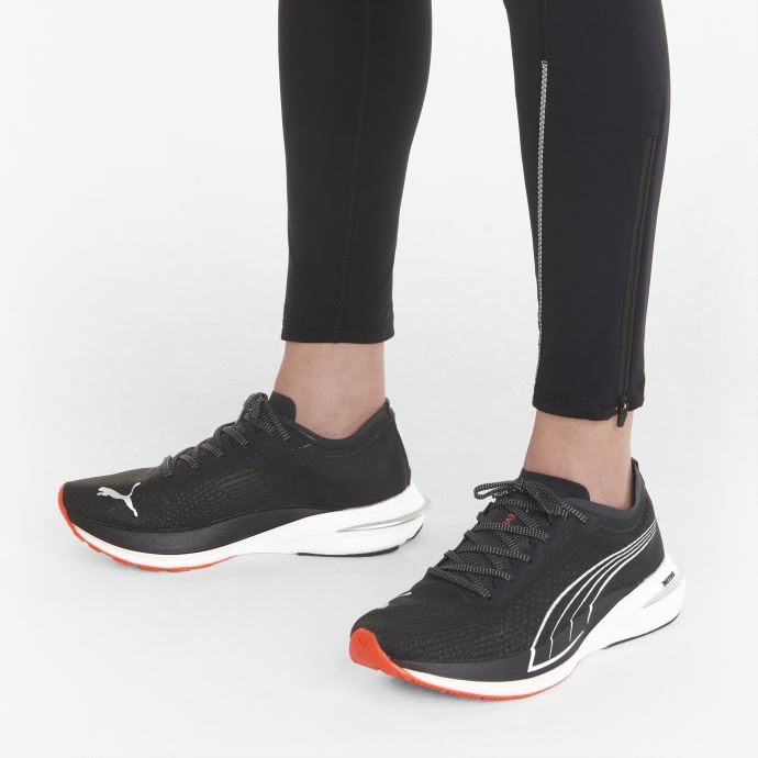 Puma Canada Black-lava Blast Deviate Nitro Chaussures De Course Pour Femmes