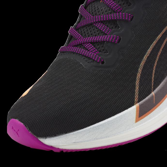 Deviate Nitro Chaussures De Course Pour Femmes Puma Canada Noir-neon Citron
