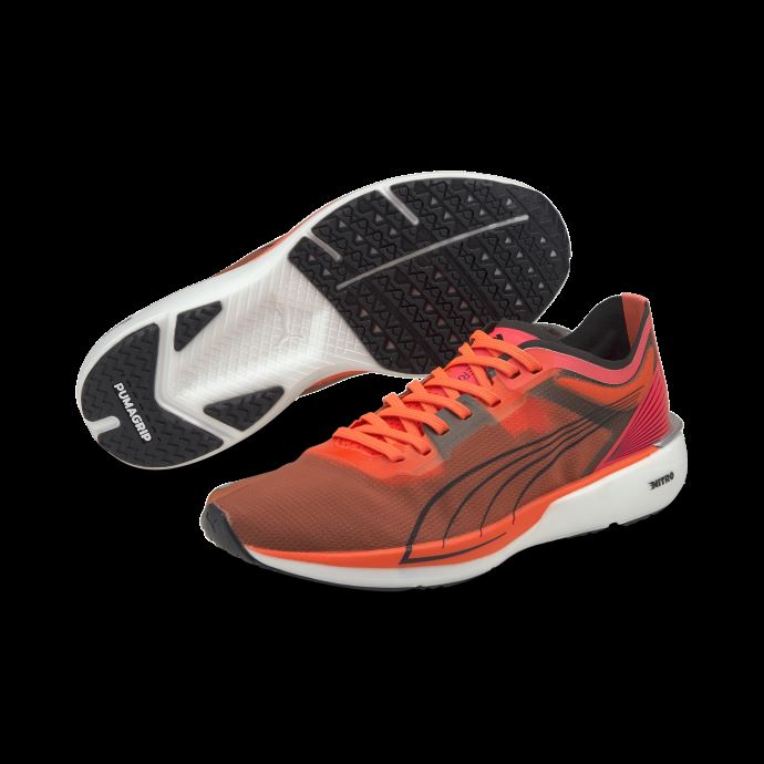 Puma Canada Liberate Nitro Femmes Chaussures De Course Lava Blast-noir
