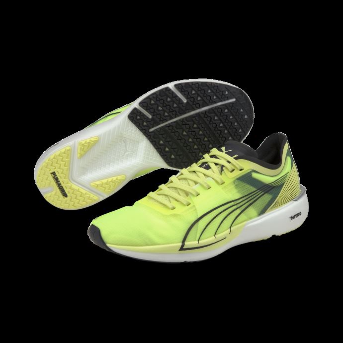 Puma Canada Liberate Nitro Femmes Chaussures De Course Soft Jaune Fluo-noir