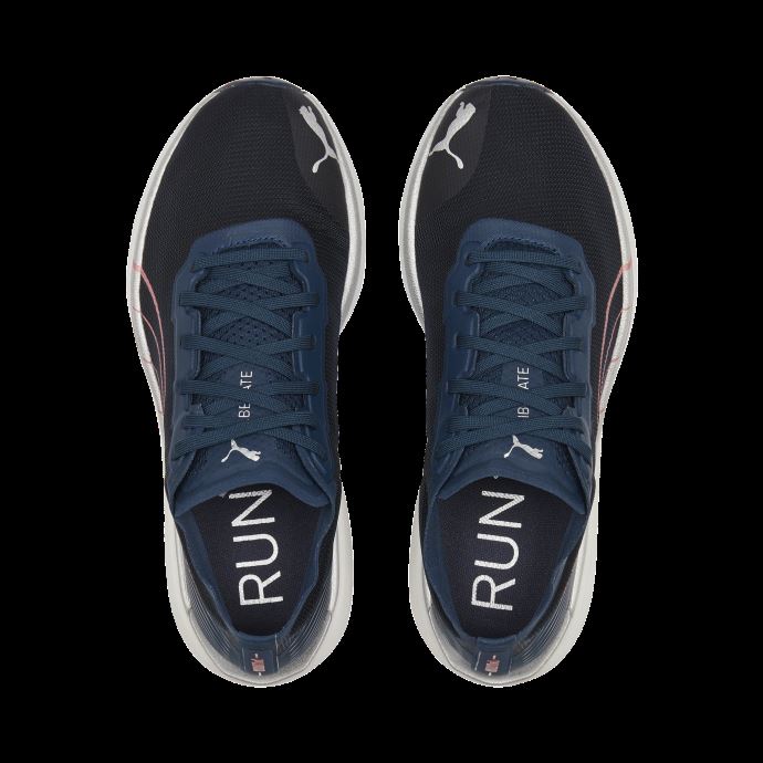 Liberate Nitro Femmes Chaussures De Course Puma Canada Marine Bleu-carnation Rose
