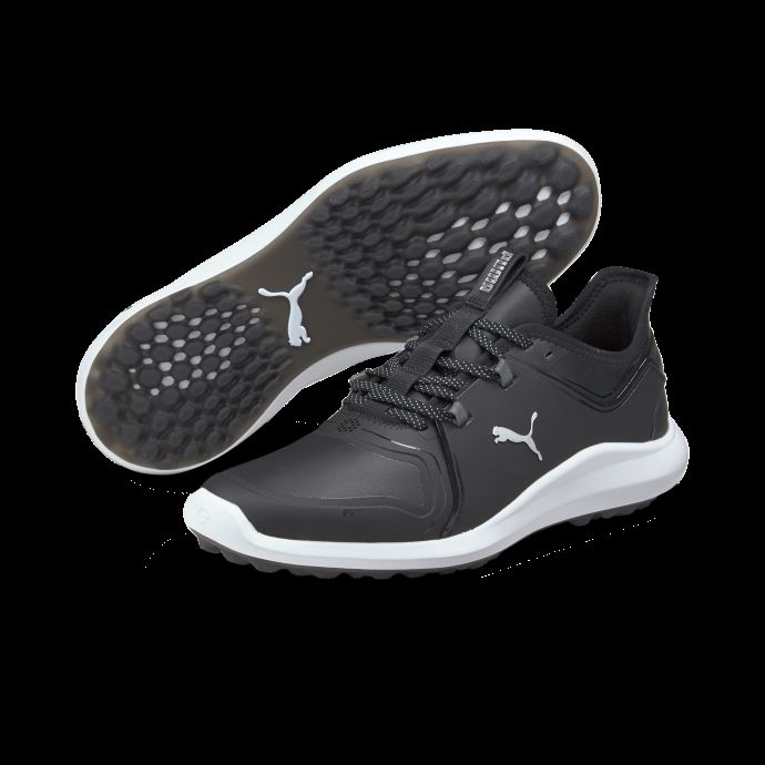 Ignite Fasten8 Pro Chaussures De Golf Pour Hommes Puma Canada Noir-argent-noir