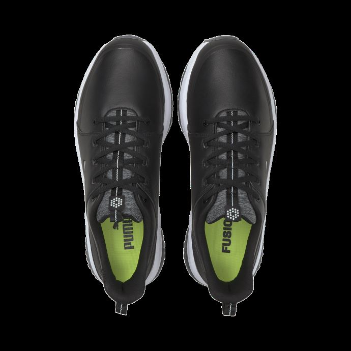 Chaussures De Golf Grip Fusion Pro 3.0 Pour Hommes Black-silver-quiet Shade Puma Canada
