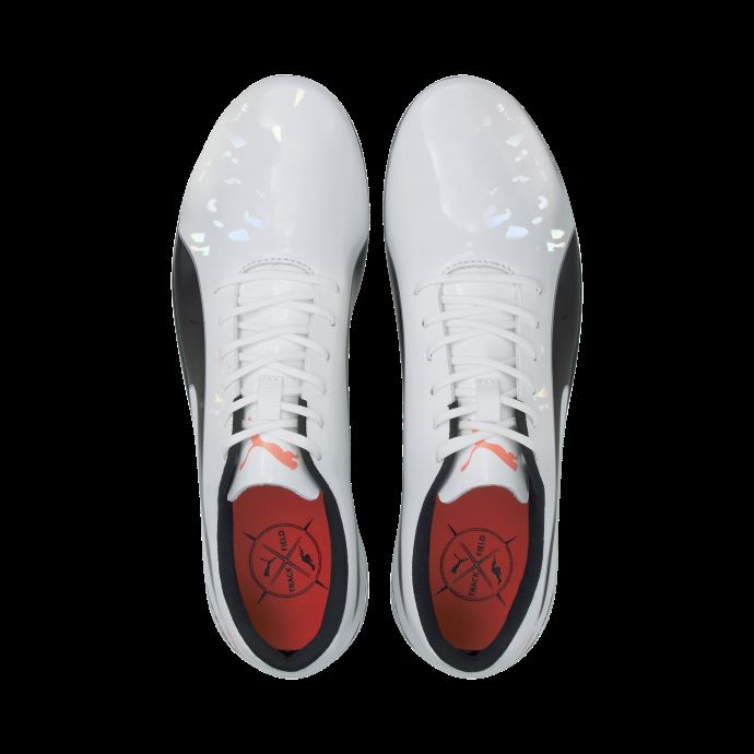 Puma Canada Evospeed Electric 10 Pointes D'athlétisme Blanc-noir-lava Blast
