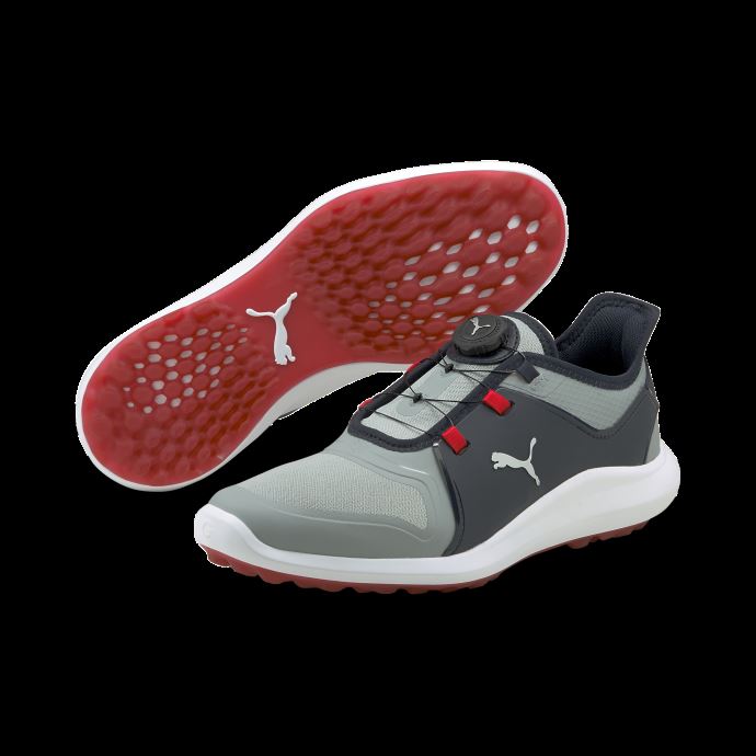 Ignite Fasten8 Disc Chaussures De Golf Puma Canada Quarry-silver-marine Blazer