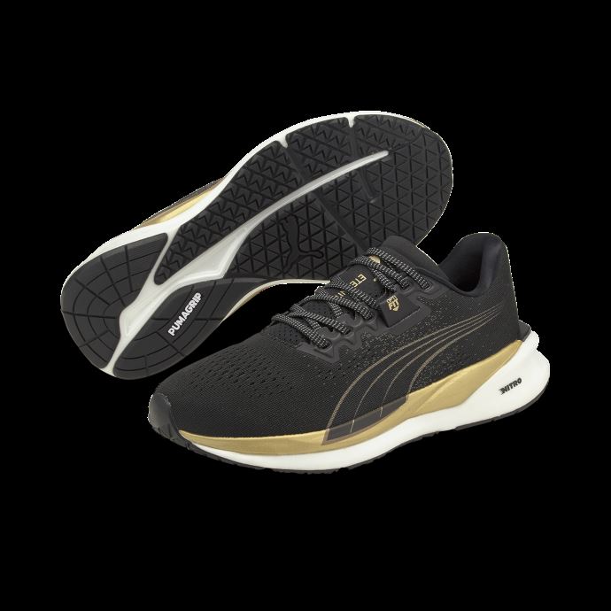 Chaussures De Course Black-team Gold Eternity Nitro Pour Femmes Puma Canada