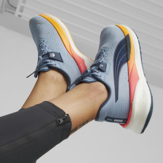 Puma Canada Blue Wash-evening Sky Eternity Nitro Chaussures De Course Pour Femme
