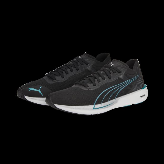 Puma Canada Liberate Nitro Noir-deep Aqua Chaussures De Course Pour Hommes