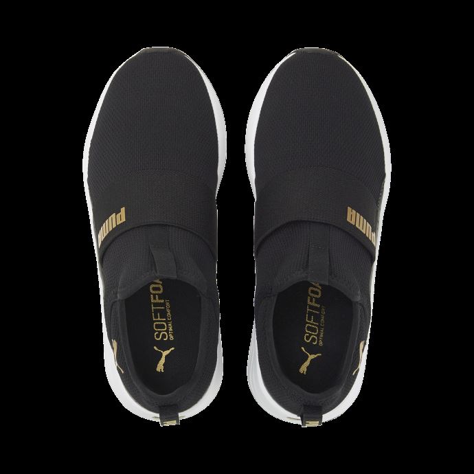 Chaussures De Running Puma Canada Softride Sophia Noir-team Gold Pour Femmes
