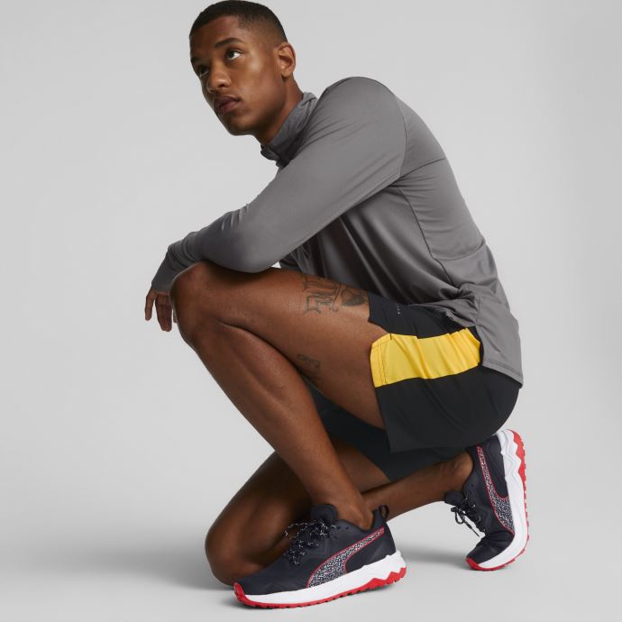 Chaussures De Course Better Foam Xterra Noir-gris Violet Puma Canada
