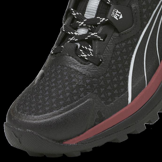Puma Canada Noir-mauvewood-argent Voyage Nitro Gore-tex Femmes Chaussures De Course
