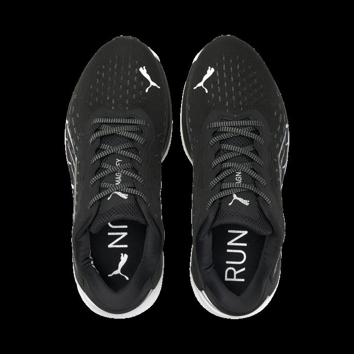 Puma Canada Magnify Nitro Chaussures De Course Pour Femme Noir-castlerock-blanc
