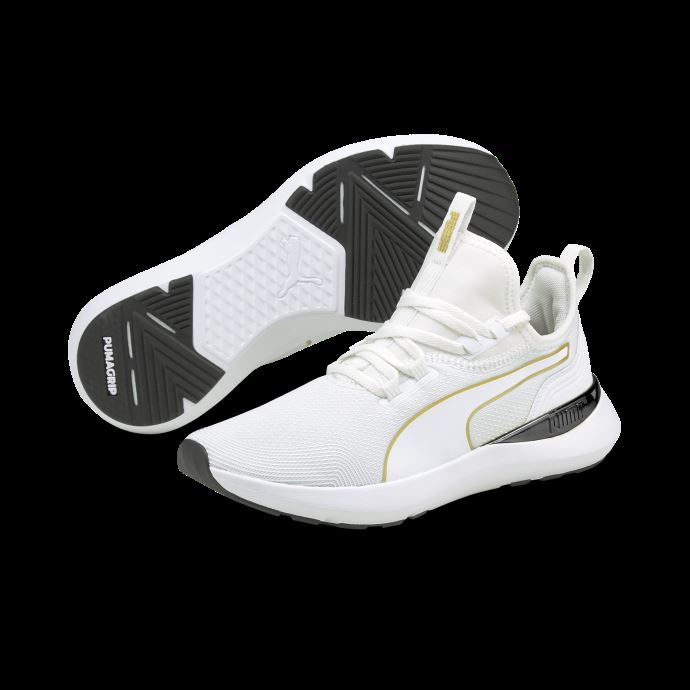 Puma Canada Pure Xt Moto Chaussures D'entrainement Femme Blanc-team Gold