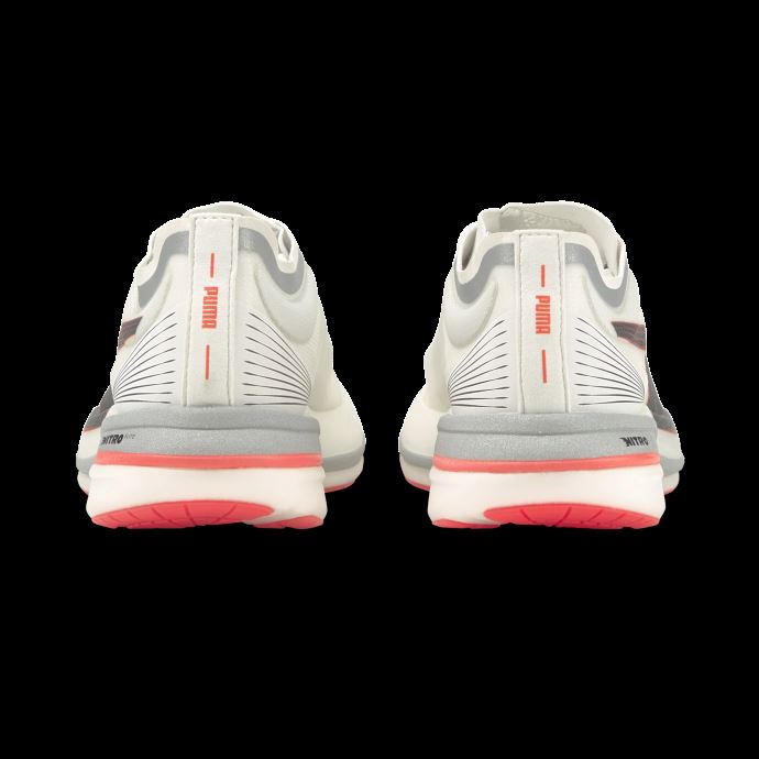 Puma Canada White-lava Blast Deviate Nitro Elite Racer Chaussures De Course Pour Hommes
